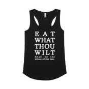 Eat What Thou Wilt - Racerback Tank